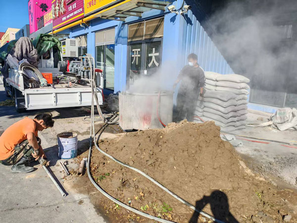 工农顶管注浆加固